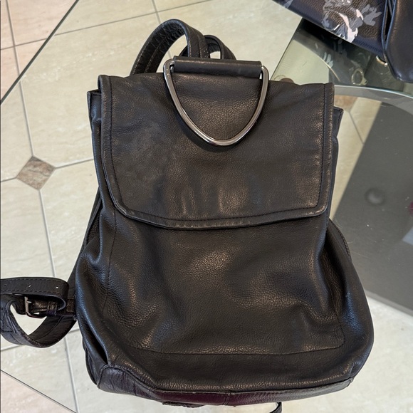 Kooba Handbags - Kooba Black Leather Backpack